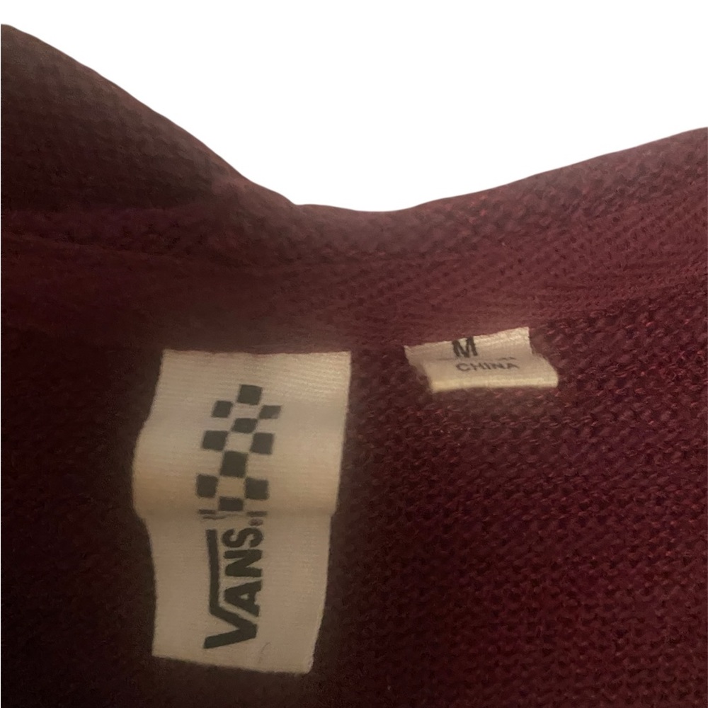 Vans Burgundy Knit Sweater - Picture 3 of 3